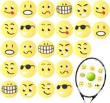 Jexine 30 Pcs Tennis Vibration Dampener Silicone Tennis Racket Dampener Cute Tennis Supplies for Gift (Assorted)