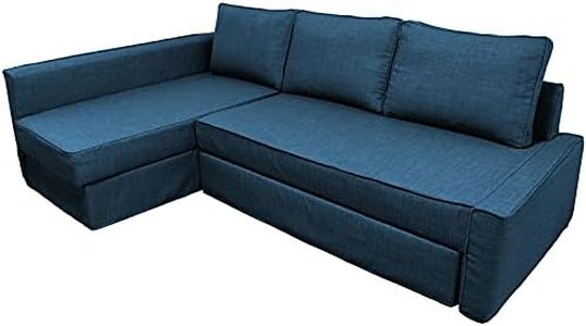 BACoverZone Friheten Sofa Cover for IKEA Sofa Bed with Left Chaise, Couch Cover for L Shape Sectional, Sofa Covers for 3 Cushions Couch, Sofa Slipcovers for Sectional Sofa, T-29