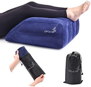 Circa Air Inflatable Leg Elevation Pillows for Swelling and Edema Relief, Travel Wedge Pillow for Legs, Foot Ankle Knee and Lower Back Pain Support, After Surgery Products