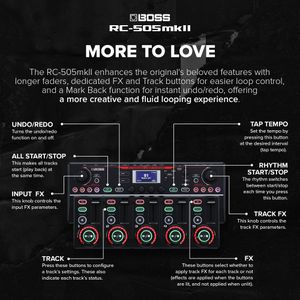 BOSS RC-505MKII Loop Station – Tabletop Performance Looper