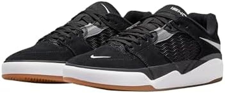 Nike SB Ishod Mens Trainers Skateboarding Shoes, Black/White-Dark Grey-Black, 12 M US