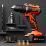 20V Cordless Drill Set, Electric Po