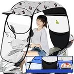 Sun Shade Canopy, Tear-Resistant Anti-UV Waterproof Accessory, Canopy for Most Scooters,Mobility Scooters D