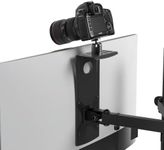 HumanCentric DSLR Monitor Mount – Monitor Shelf for Desk Camera Mount, Light Webcam and Microphone Camera Shelf for Monitor VESA Arm, Replace Clamp Tripods for Camera Desk Mount, Small