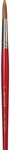 da Vinci Oil & Acrylic Series 1687 Paint Brush, Round Light Ox Hair Sabeline with Red Handle, Size 20 (1687-20)