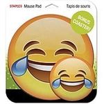 Staples Emoji Mouse Pad, Tears of Joy