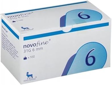 Novofine 6 mm x 31 g, 100 unidades Novo nordisk by Novofine