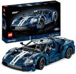 LEGO Technic 2022 Ford GT Car Model Kit for Adults to Build, 1:12 Scale Supercar with Authentic Features, Advanced Building Set, Collectible Gift For Men & Women 42154