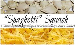 “Winter Spaghetti” Squash Seeds – Seeds for Classic Spaghetti Squash with a Mild Flavor | Never GMO, Always Heirloom and Open-Pollinated | USA Grown Seeds by Liliana's Garden |