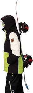 Wantalis Tragevorrichtung für Skier Surfback - Funda para Tabla de Snowboarding, Color Negro, Talla M/L