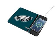 SOAR NFL Wireless Charging Mouse Pad, Philadelphia Eagles, Team Color, One Size