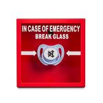 Froster Baby Emergency Frame – In Case of Emergency Break Glass, Joke Baby Dummy, New Dad Survival Gift, Pregnancy Gift for Mum Expecting, New Parents