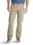 Wrangler Authentics Men's Classic 5-Pocket Relaxed Fit Jean, Khaki Flex, 36W x 30L