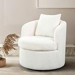 LEVEDE Round Swivel Chair for Livin