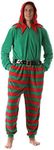 #FollowMe 6447 Men's Adult Onesie/Mens Pajamas, Elf, XX-Large