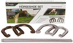 Champion Sports IHS20 Steel Horseshoe Set