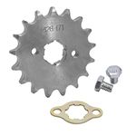 20mm 428 17T Front Engine Sprocket Fits for 50cc 70cc 90cc 110cc 125cc Most Chinese ATV, Dirt Bike, Quad Go Karts