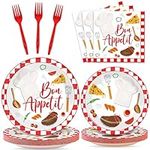 100 Pcs Cooking Plates and Napkins 