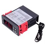 amiciSmart AC 220V Digital Thermostat, Temperature Regulating Device 10A with NTC Sensor for Incubator (STC-1000)