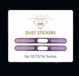 Mizi [4 Pack] Metal Speaker Mesh Anti Dust Proof Adhesive Sticker for iPhone 16/15 / 14/13 / 12 Series - Purple