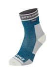 SEALSKINZ Holverstone Waterproof Ankle Length Lightweight Running Sock, Blue, XL