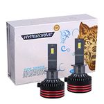 Pivalo PLHDH1 Hyperdrive H1 LED Headlight With Extremely Bright 150W Headlamp Bulbs IP65 Water Resistant For Automobiles(Set of 2)