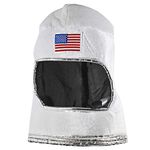 Adult Plush Mars Astronaut Spaceman Helmet White