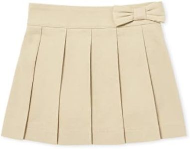 The Children's Place Baby Girls and Toddler Girls Pleated Skort, Sandy, 3T