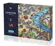 London Landmarks 1000 Piece Jigsaw Puzzle | Sustainable Puzzle for Adults | Premium 100% Recycled Board | Great Gift for Adults | Gibsons Games