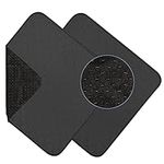 Ultra Absorbent Waterproof Chair Pad for Incontinence, Maximum Absorbency, Machine Washable, Soft Reusable Seat Pads for Beds Recliners Couches Wheelchair and Car Seats 22"X21" (Black-2pc)