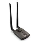 Alfa Long-Range Dual-Band AC1200 Wireless USB 3.0 Wi-Fi Adapter w/2x 5dBi External Antennas - 2.4GHz 300Mbps/5GHz 867Mbps - 802.11ac & A, B, G, N