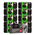 Disposable Camera Bundle with Fujifilm Quicksnap Flash 27 Exp 10 Pack and Clikoze Photography Tips Card
