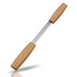 BeaverCraft Draw Knife Woodworking Tool 4.3" Drawknife Wood Carving Knife DK2 for Shaping Wood, Detailing, Spoon Carving - Wood Carving Tools Whittling Knife for Wood Projects (DK2)