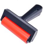 Rubber Roller, Diamond Painting Accessories, 4inch Rubber Brayer Roller for Printmaking Gluing Anti Skid Tape Construction