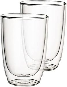 Villeroy & Boch Artesano Hot & Cold Beverages Mug Universal, Set of 2, 390 ml, Borosilicate Glass, Clear