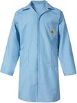 SCHOFIC ANTI-STATIC [ESD] SAFE Unisex Apron/Lab Coat/Jackets [SIZE : XL] - Blue (1)