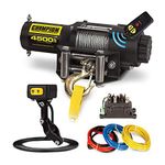 Champion Power Equipment 14560 Wireless Remote Power Winch Kit - 4500 lb. Capacity