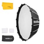 Godox S65T 65cm Umbrella Softbox, Bowens Mount with Diffuser Portable Quick Release Softbox for Godox MS300-V SK400II-V DP400III-V SL60IID SL60IIBi SL100 AD400Pro etc Continous Light Strobe Flash