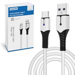 Sumateke PS5 Controller Charging Cable 6.56FT 2Pack for Switch Controller/Xbox Series Controller/PS5 DualSense Controller and Compatible with Other USB Type-C Devices Quick Charging Cord