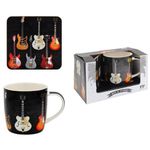 Guitar Rock n Roll Mug Coaster