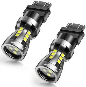 SEALIGHT LED Backup Reverse Light Bulb, 3157 LED Bulb White, 6000K 3000Lm Super Bright, Brake Parking Light With Projector Lens, 3156 3056 3457 4157 3157NA Plug N Play, Pack of 2
