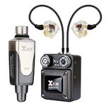 XVIVE WIRELESS IN EAR MONITOR SYSTEM PLUS IN EAR MONTORS & CASE