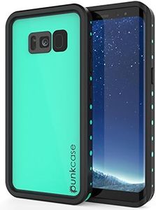 Galaxy S8 Waterproof Case, Punkcase [StudStar Series] [Slim Fit] [IP68 Certified] [Shockproof] [Dirtproof] [Snowproof] Armor Cover for Samsung Galaxy S8 [Teal]