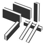 MVISUAL C Channel Magentic Label Holders 0.5x3 Inch with Paper Inserts and Clear Plastic Protectors,Magnetic Data Card Holders File Cabinet Labels,Pack of 50