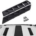 YESHMA Hoods Vents Bonnet Cover Hood Scoop for Cars Cold Air Flow Intake Fitment Louvers Cooling Intakes Intake Vent Cover (Black)