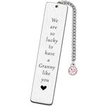 TTOVEN Granny Gifts Granny Bookmark from Grandchildren Mother's Day Gifts for Granny