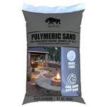 Rhino Power Bond Plus - Polymeric Sand for Pavers and Stone Joints up to a Maximum of 2 inches. (50 Pound Bag, Black Diamond)