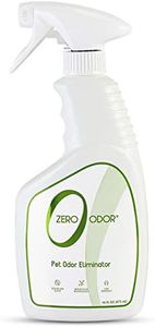 Zero Odor - Pet Odor Eliminator for Strong Odor, Eliminate Air & Surface Odors – Patented Molecular Technology Best For Carpet, Furniture, Beds Smell Great Again (Over 400 Sprays Per Bottle)