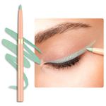 OULAC Matte Green Eye Liner Pencils Waterproof, Smudge-proof Retractable Eyeliner Lasts 24H +, Highly Pigmented and Smooth, Long-lasting Formula, Vegan (11) Mint