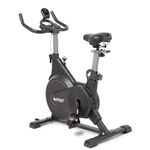 Fitkit by Cult FK7003 Spin Bike with 8Kg Flywheel, Adjustable Brake Pad Resistance & LCD Screen for Fitness at Home Workouts|Max Weight Capacity: 130 kg (Black)| 6 Months Warranty